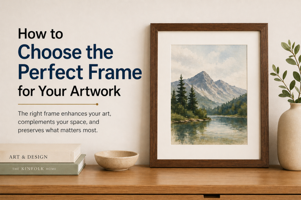 How to Choose the Perfect Frame for Your Artwork | OM Frames & Decor