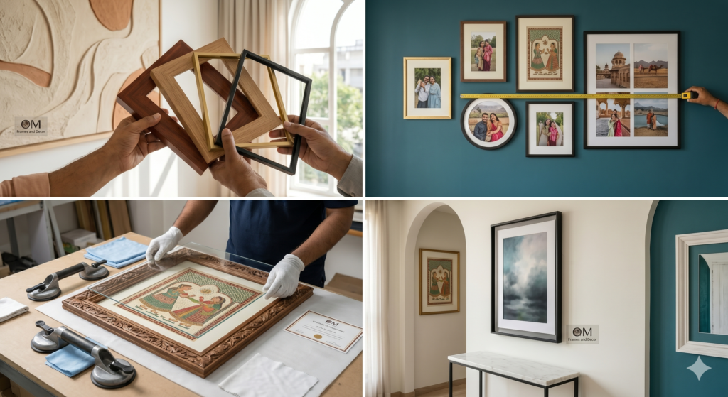 Divine Om Wall Decor: Beautiful Framed Om Art for Your Home